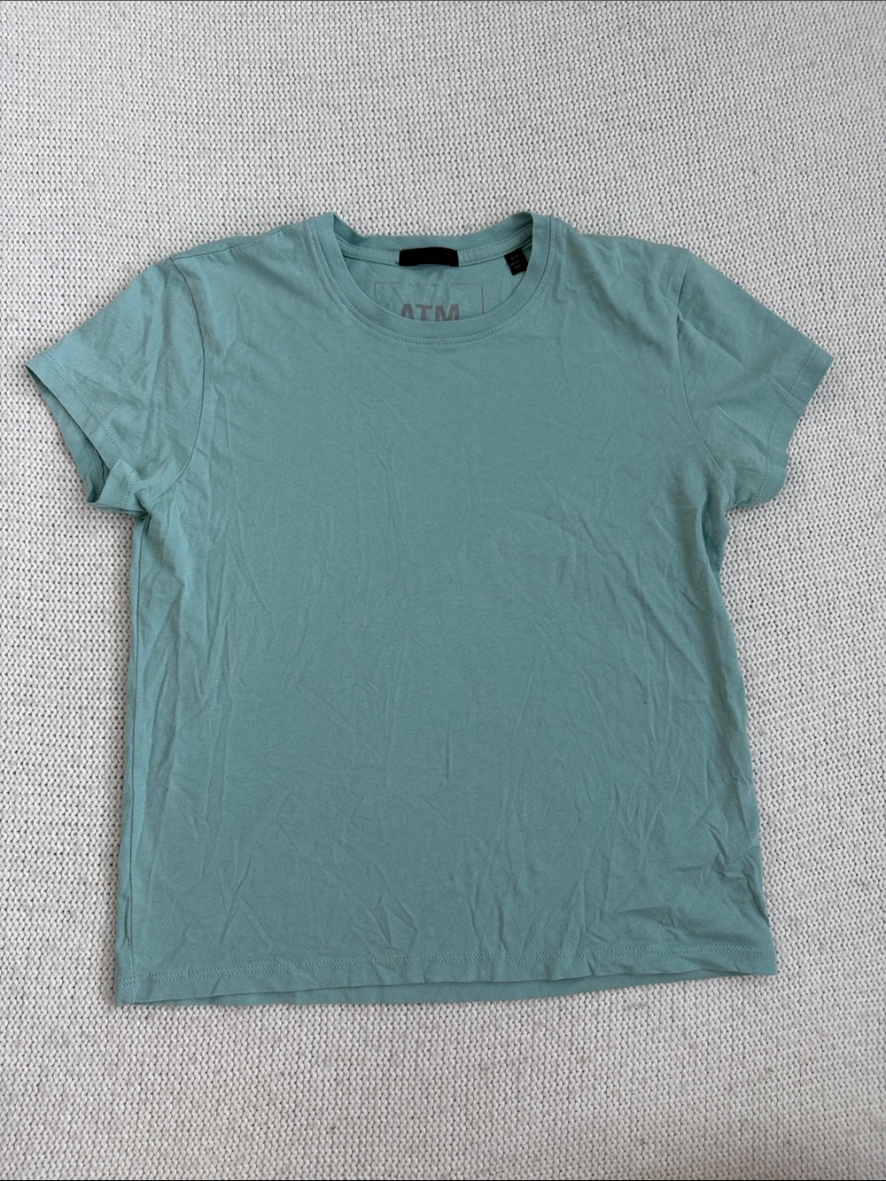 ATM 100% Cotton Short Sleeve T Shirt Size Small